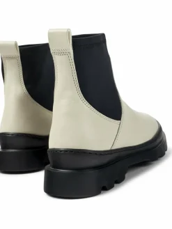 Camper Boots & Stiefeletten*Damen Stiefeletten - Brutus ecru uni