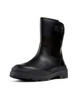 Camper Stiefel*Damen Stiefeletten - Brutus Trek schwarz uni