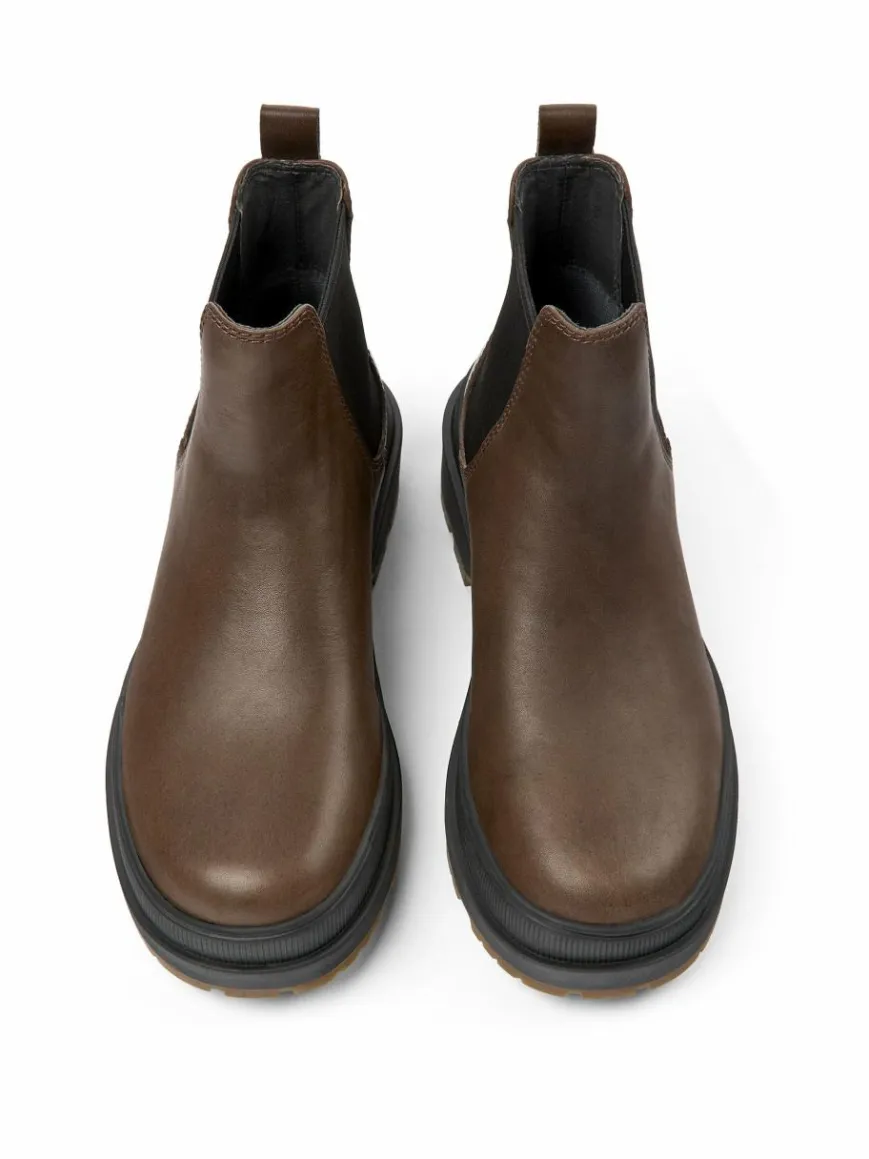 Camper Boots & Stiefeletten*Damen Stiefeletten - Brutus Trek braun uni