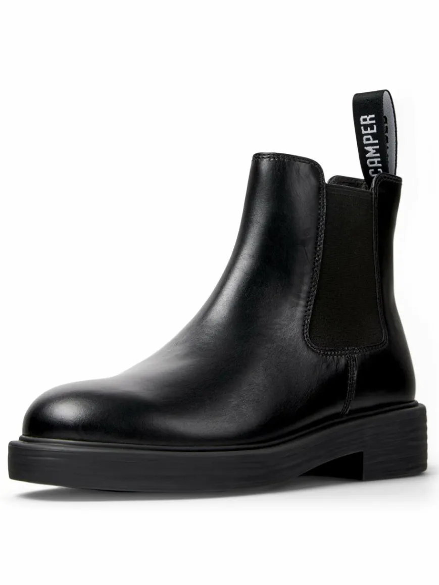 Camper Boots & Stiefeletten*Damen Stiefeletten - Dean schwarz uni