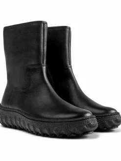 Camper Boots & Stiefeletten|Stiefel*Damen Stiefeletten - Ground schwarz uni
