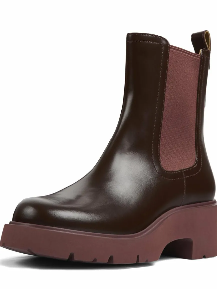 Camper Boots & Stiefeletten*Damen Stiefeletten - Milah bordeaux uni