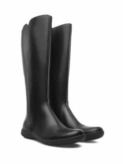 Camper Stiefel*Damen Stiefeletten - Spiral schwarz uni