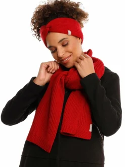 Fraas Mützen & Hüte*Damen Stirnband rot uni