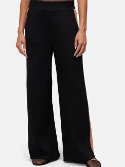 zero Hosen*Damen Stoffhose schwarz uni