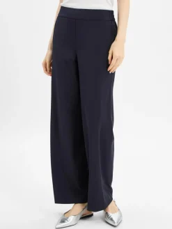 comma Hosen*Damen Stoffhose marine uni