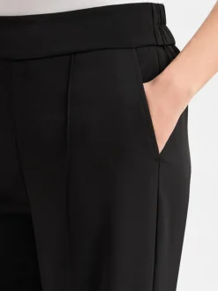 comma Hosen*Damen Stoffhose schwarz uni