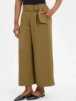 zero Hosen*Damen Stoffhose khaki uni