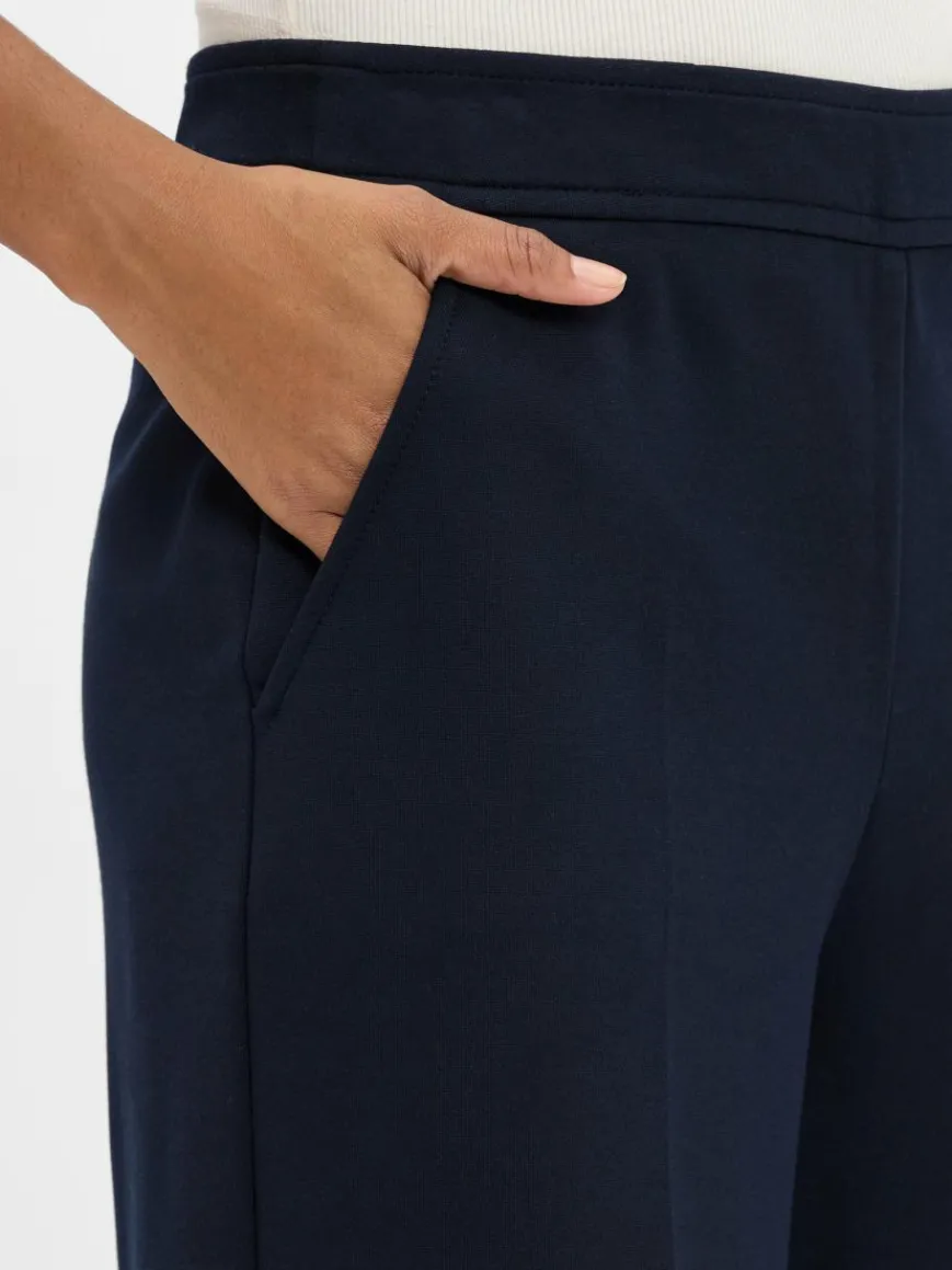 More & More Hosen*Damen Stoffhose marine uni