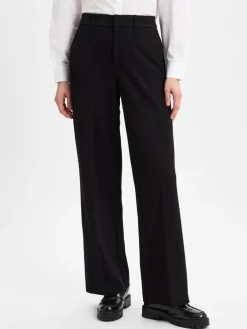 s.Oliver Hosen*Damen Stoffhose schwarz uni