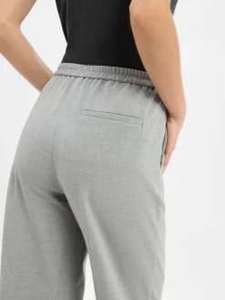 Marc O'Polo Hosen*Damen Stoffhose hellgrau meliert