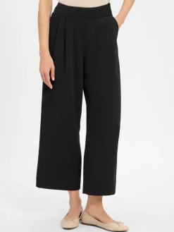 More & More Hosen*Damen Stoffhose schwarz uni