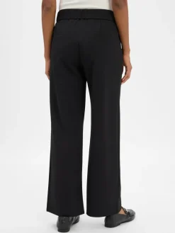 zero Hosen*Damen Stoffhose schwarz uni