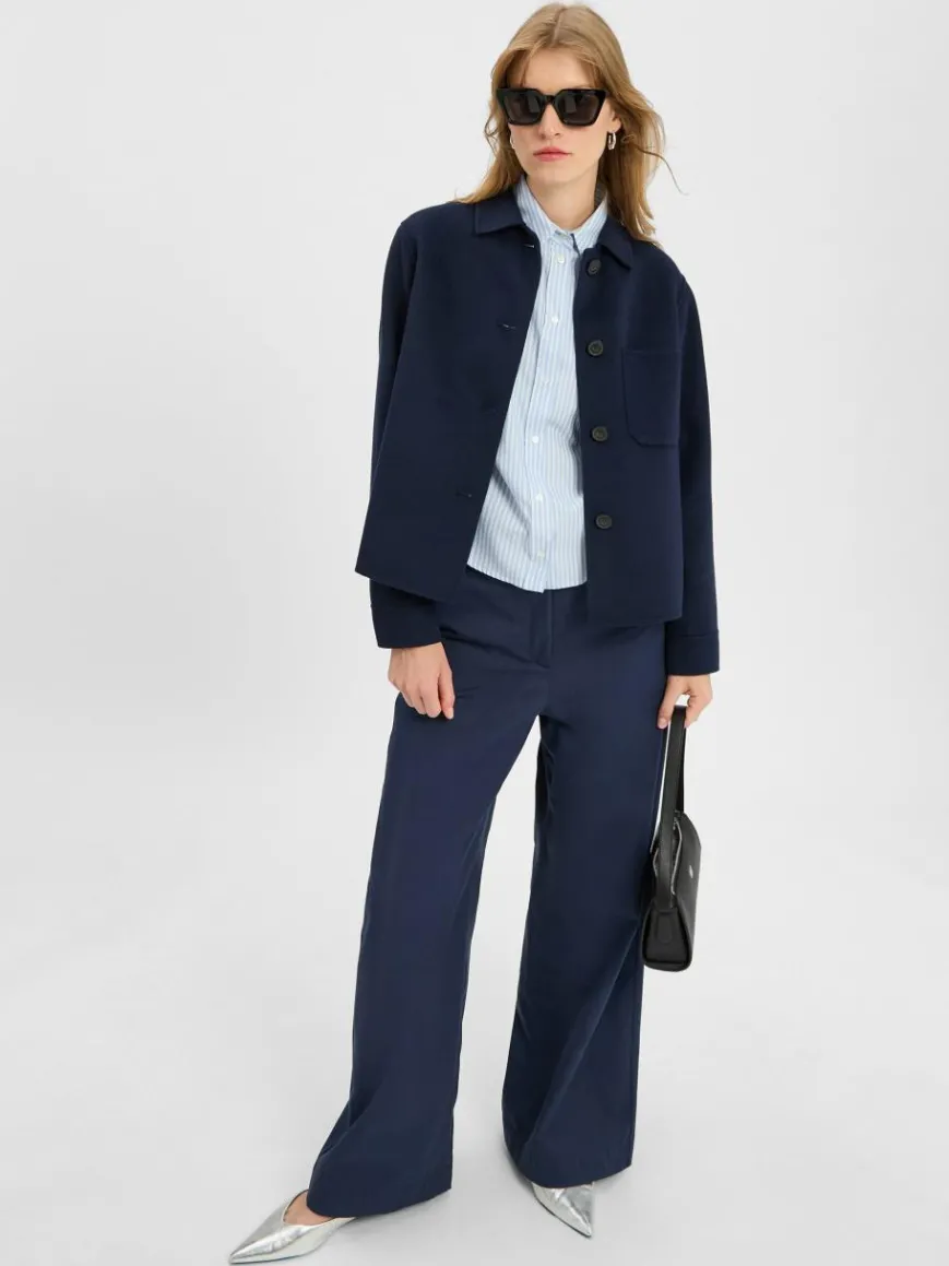 Weekend Max Mara Hosen*Damen Stoffhose - Alfeo marine uni