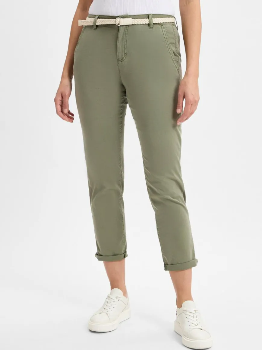 s.Oliver Hosen*Damen Stoffhose - Chino schilf uni