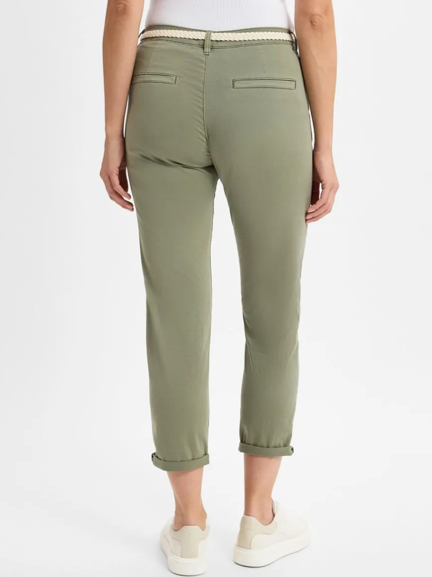 s.Oliver Hosen*Damen Stoffhose - Chino schilf uni