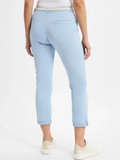 s.Oliver Hosen*Damen Stoffhose - Chino hellblau uni