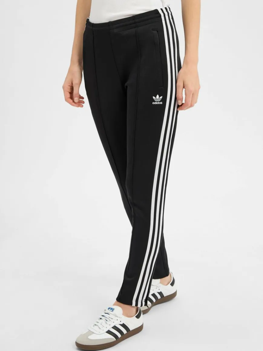 adidas Originals Hosen*Damen Stoffhose - Classic schwarz uni