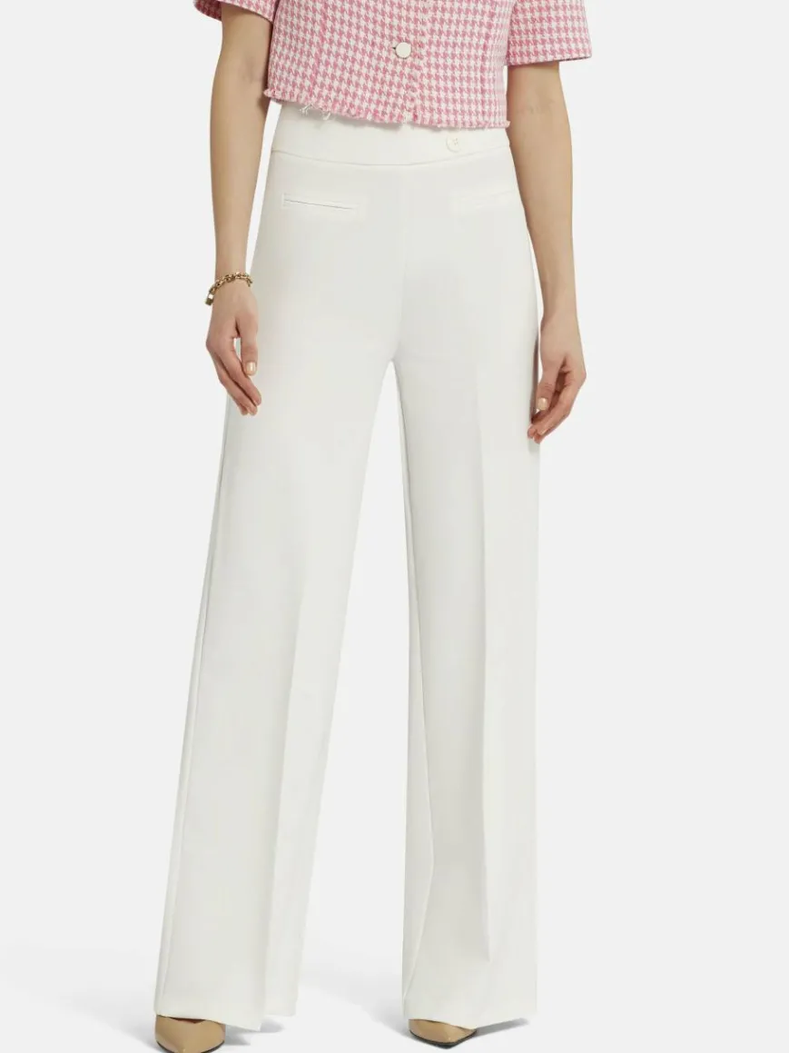 Nicowa Hosen*Damen Stoffhose - COREANA weiß uni