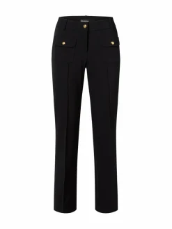 Cambio Hosen*Damen Stoffhose - Farah schwarz uni