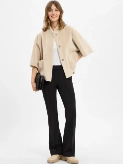 Cambio Hosen*Damen Stoffhose - Francoise schwarz uni