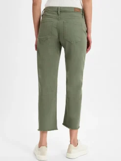 s.Oliver Jeans|Hosen*Damen Stoffhose - Karolin oliv uni