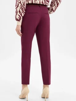 BRAX Hosen*Damen Stoffhose - Maron S aubergine uni