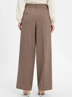 mbyM Hosen*Damen Stoffhose - Moniq melange meliert