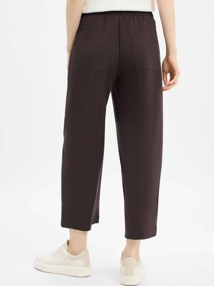 Opus Hosen*Damen Stoffhose - Myha barrel city schoko uni