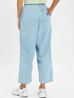 american vintage Hosen*Damen Stoffhose - Paybou light stone uni