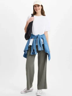 soyaconcept® Hosen*Damen Stoffhose - SC-Siham schilf uni