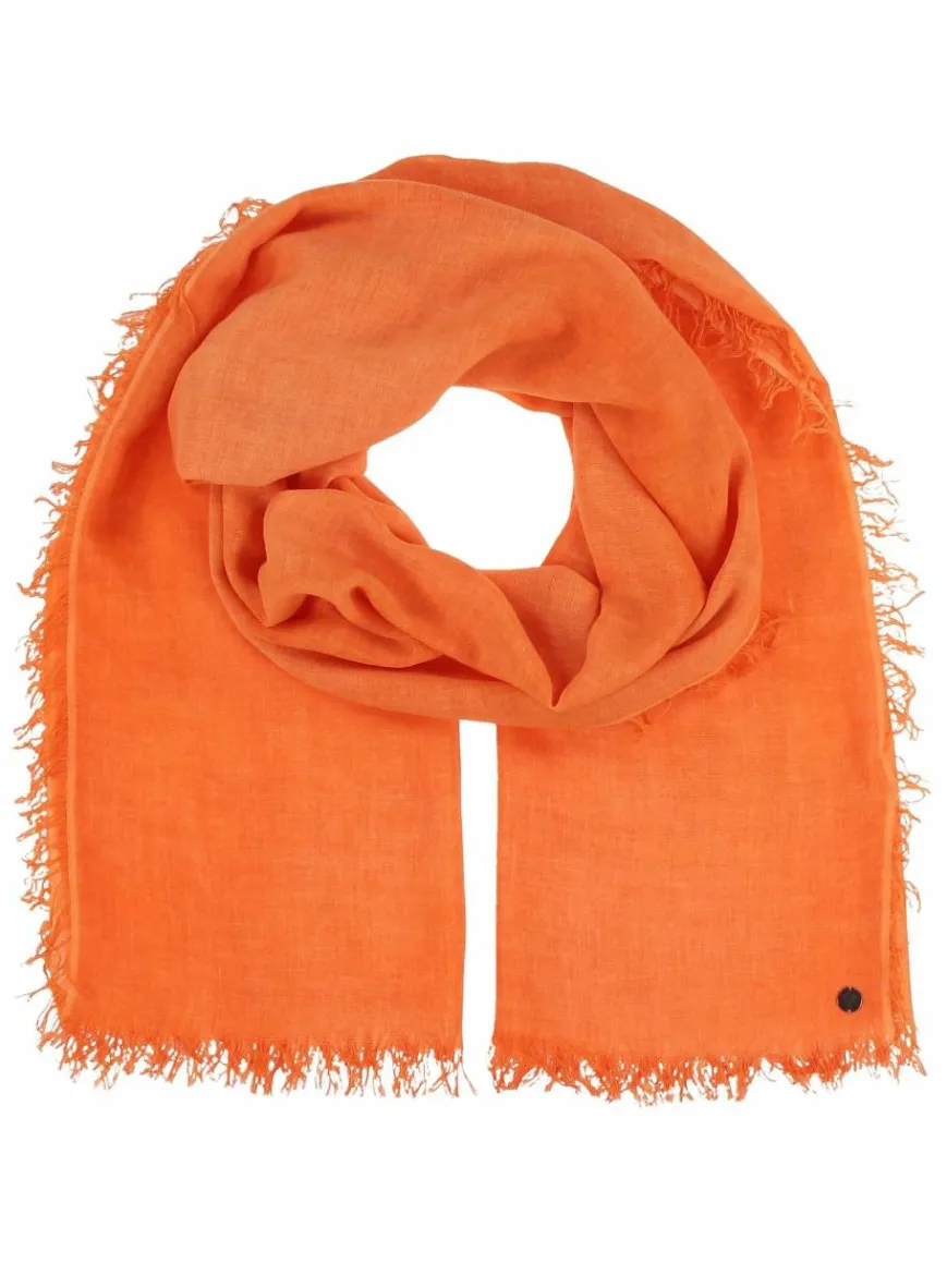 Fraas Schals & Tücher*Damen Stola orange uni