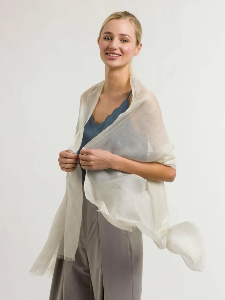 Fraas Schals & Tücher*Damen Stola beige uni