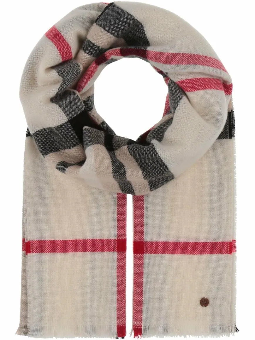 Fraas Schals & Tücher*Damen Stola beige kariert