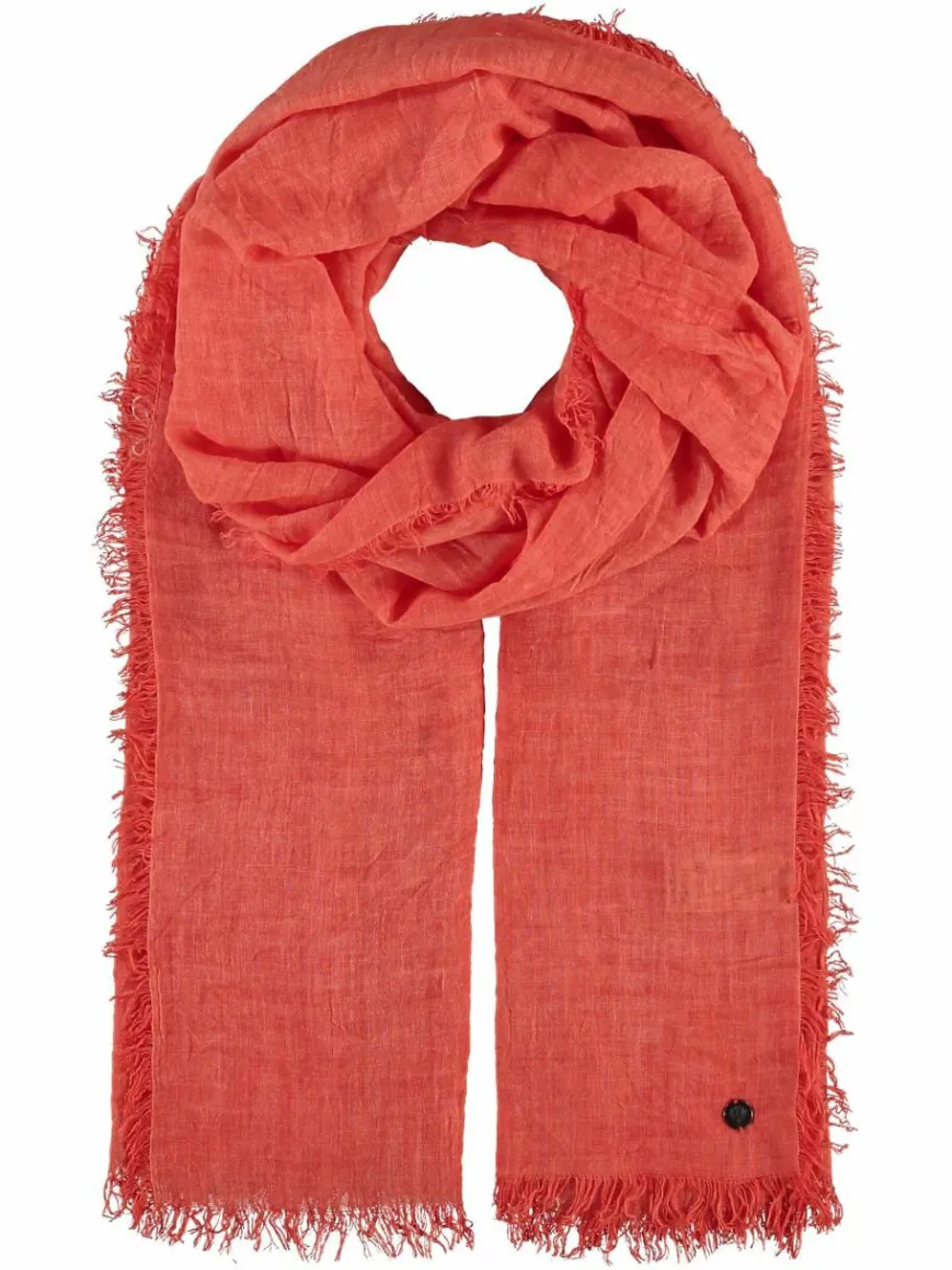 Fraas Schals & Tücher*Damen Stola orange uni