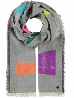 Fraas Schals & Tücher*Damen Stola grau gemustert