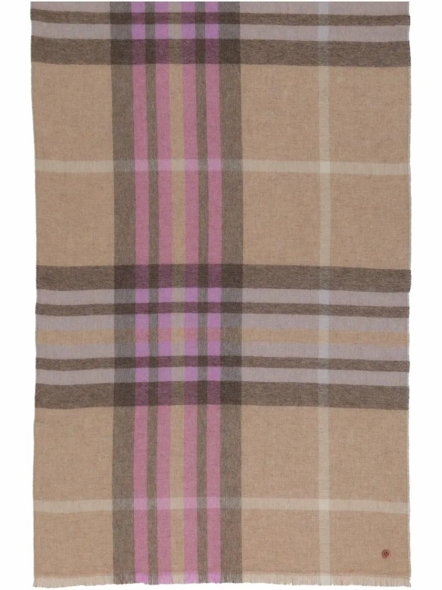 Fraas Schals & Tücher*Damen Stola sand kariert