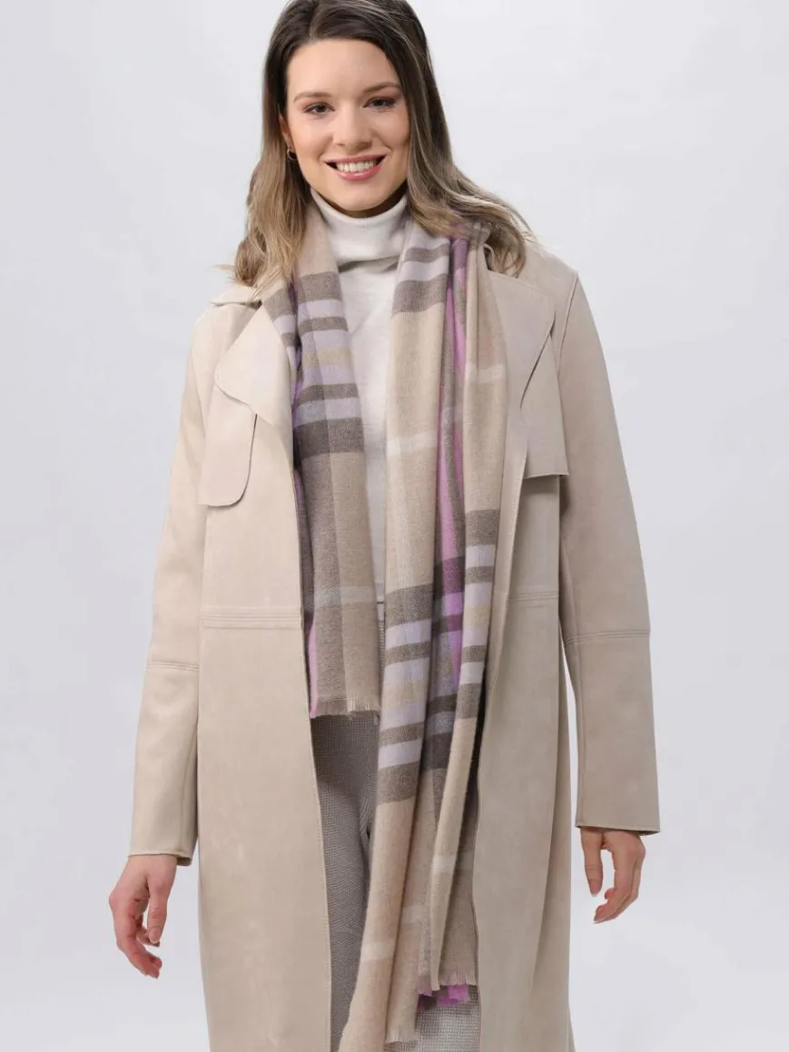 Fraas Schals & Tücher*Damen Stola sand kariert