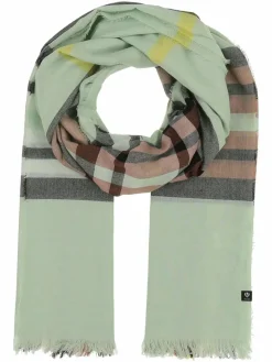 Fraas Schals & Tücher*Damen Stola grün kariert