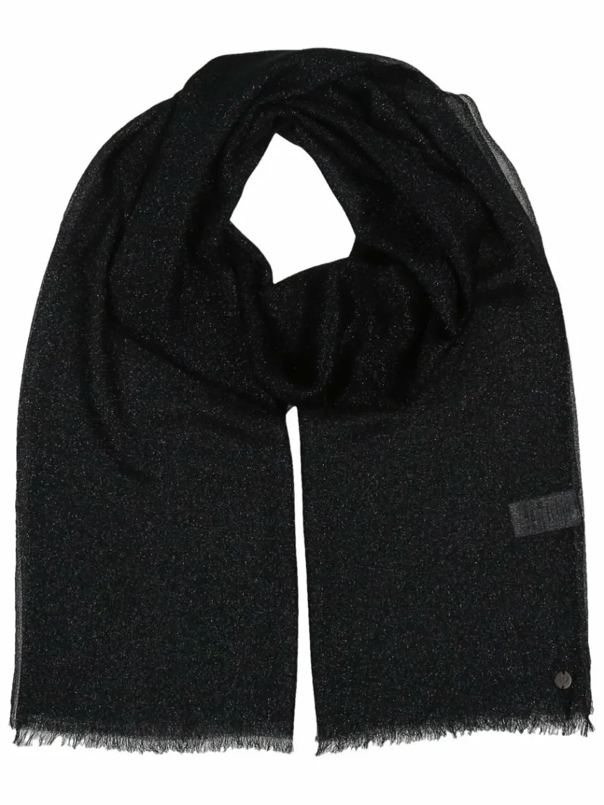 Fraas Schals & Tücher*Damen Stola schwarz uni