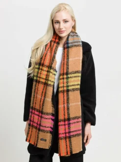 Fraas Schals & Tücher*Damen Stola camel kariert