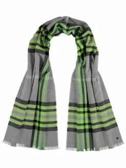 Fraas Schals & Tücher*Damen Stola silber kariert