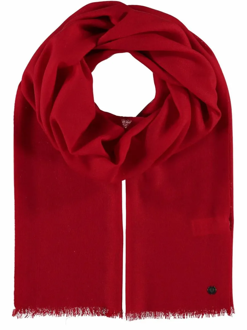 Fraas Schals & Tücher*Damen Stola rot uni