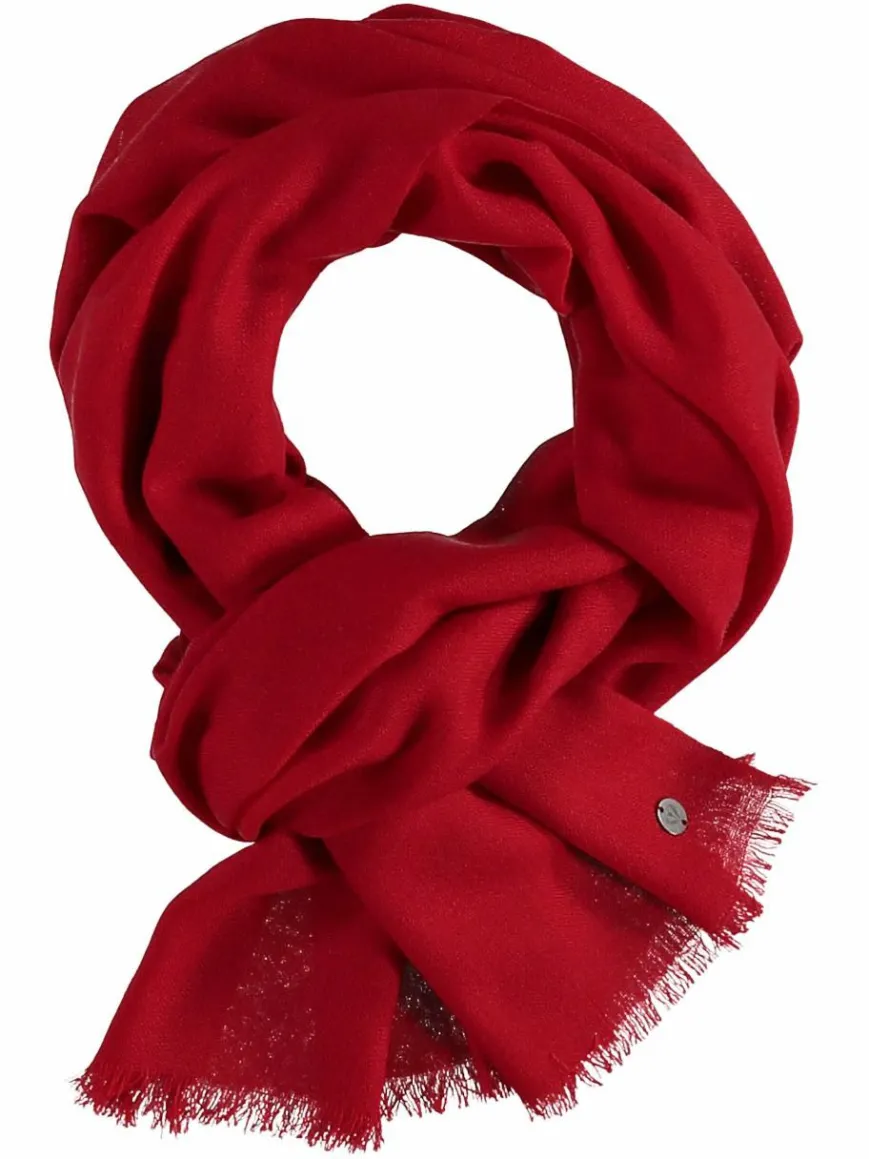 Fraas Schals & Tücher*Damen Stola rot uni