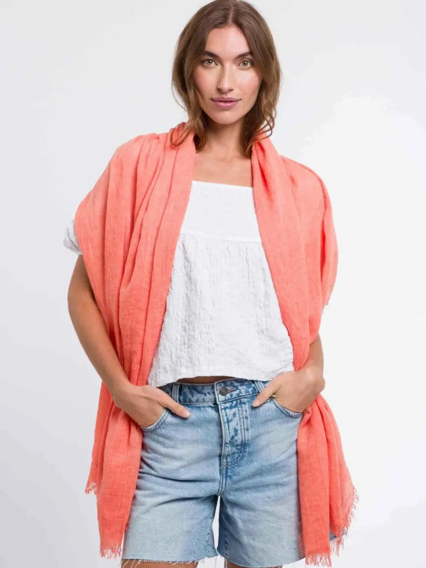 Fraas Schals & Tücher*Damen Stola rosa uni