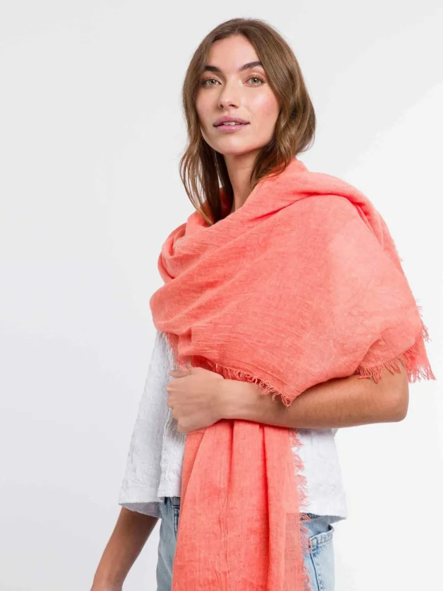 Fraas Schals & Tücher*Damen Stola rosa uni