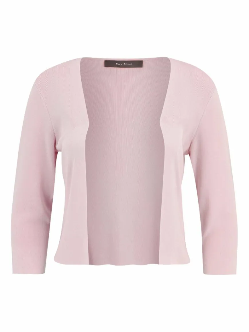 Vera Mont Blazer*Damen Strickbolero rosa uni