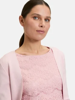 Vera Mont Blazer*Damen Strickbolero rosa uni
