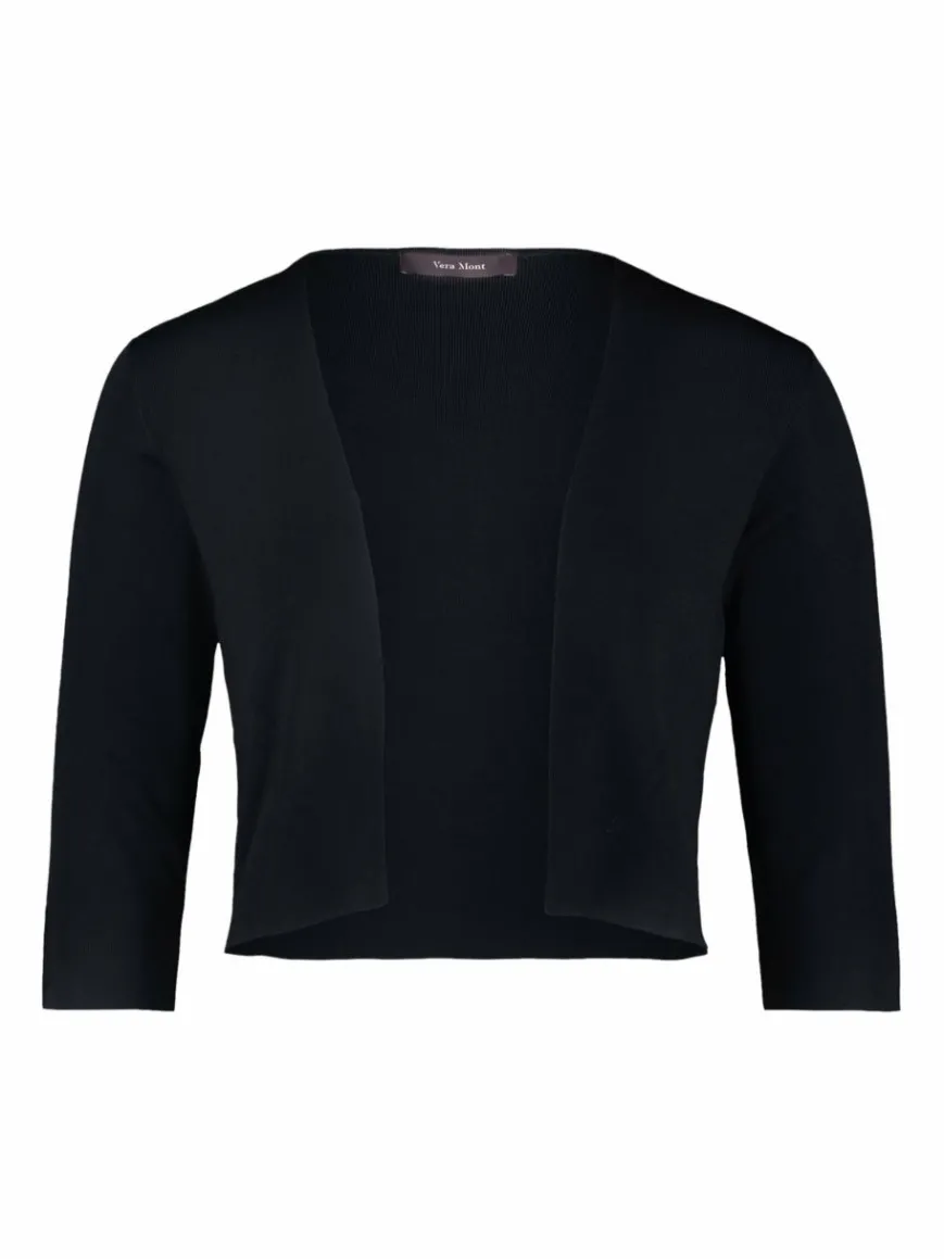 Vera Mont Blazer*Damen Strickbolero schwarz uni