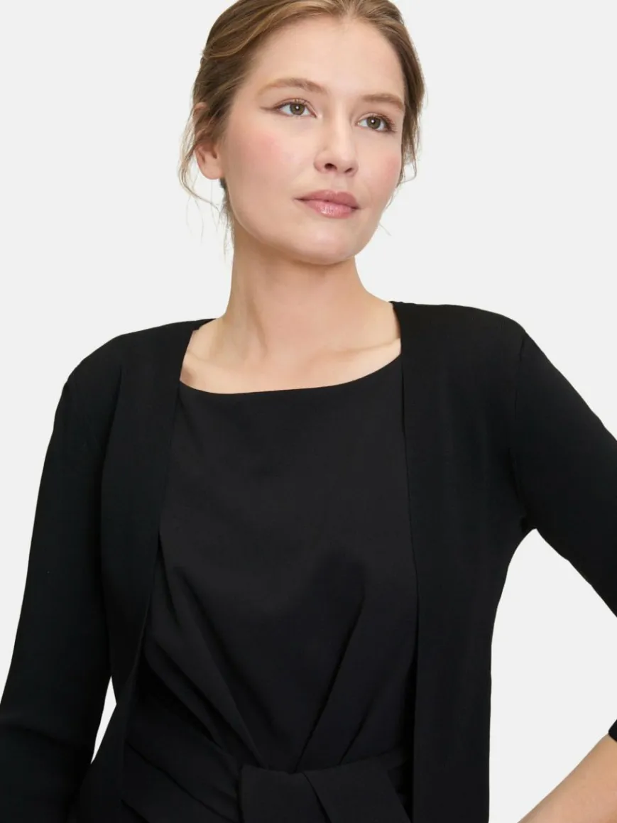 Vera Mont Blazer*Damen Strickbolero schwarz uni